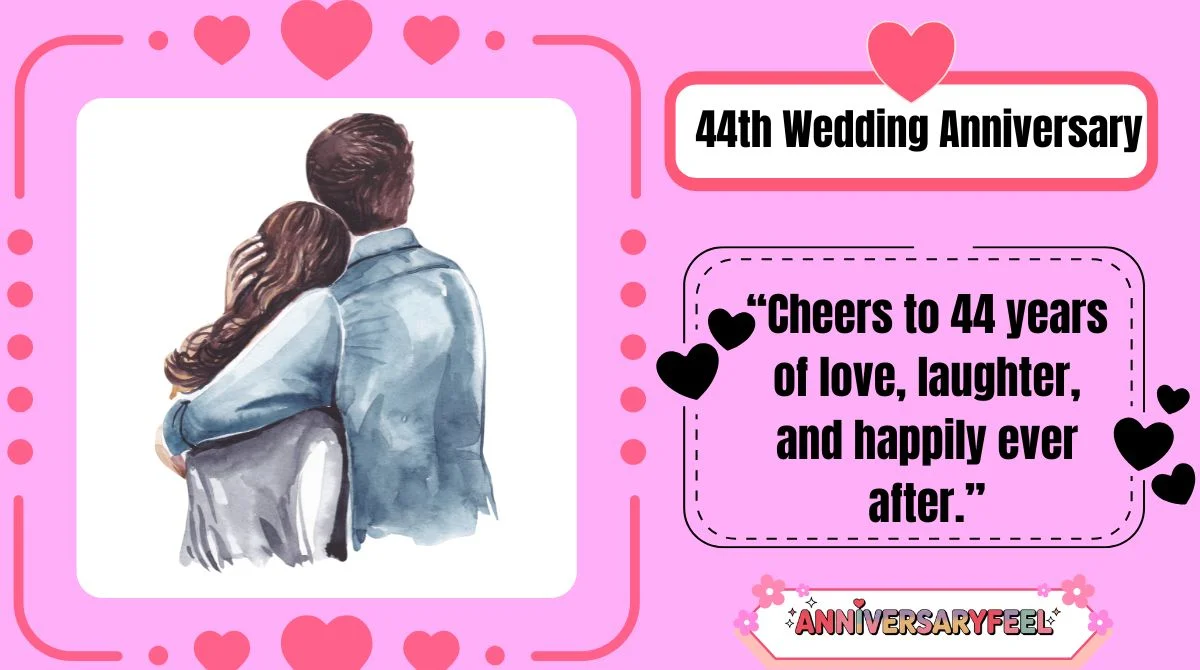 44th Wedding Anniversary