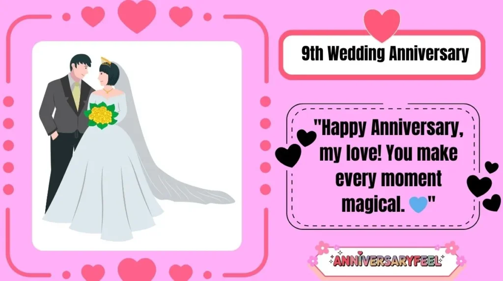 9th Wedding Anniversary