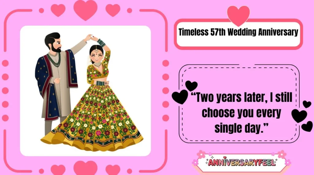 Timeless 57th Wedding Anniversary