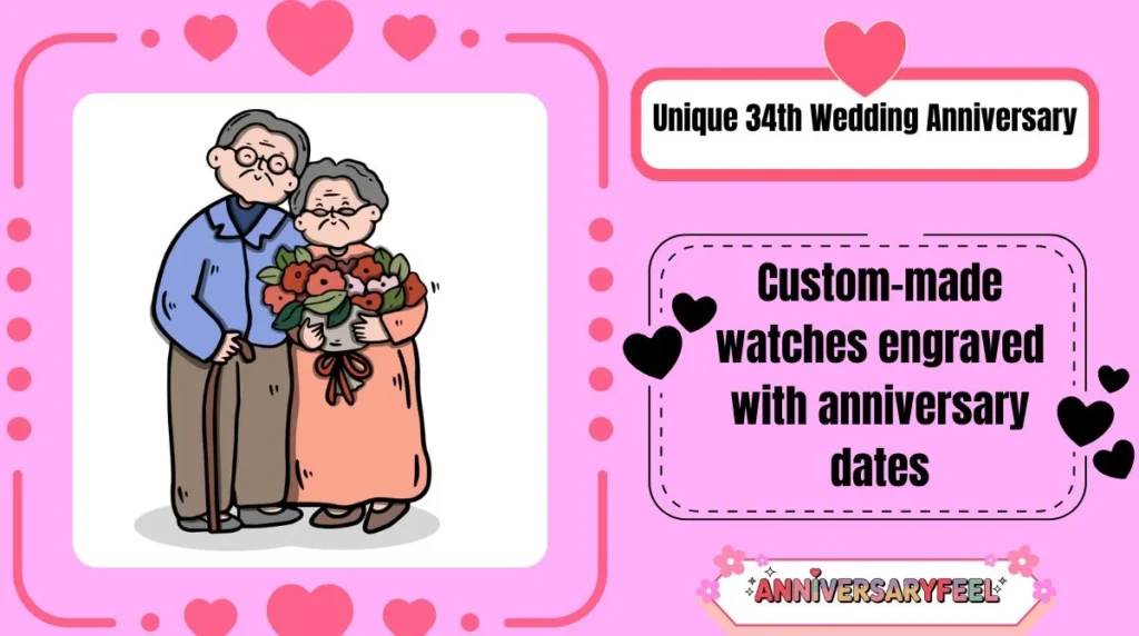 Unique 34th Wedding Anniversary