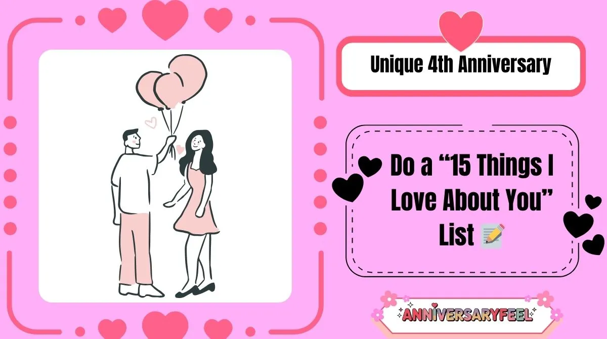 Unique 4th Anniversary