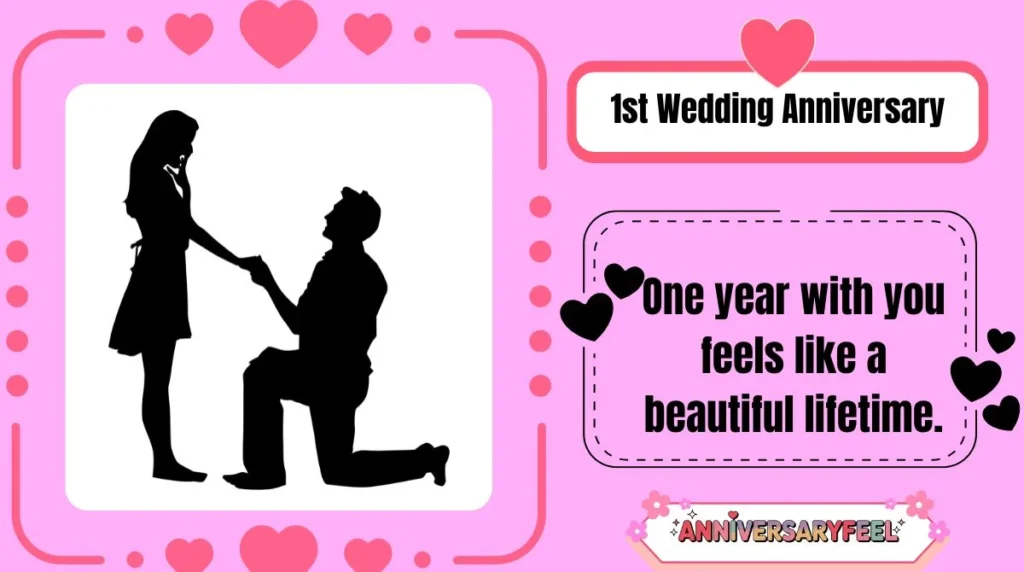 1st Wedding Anniversary