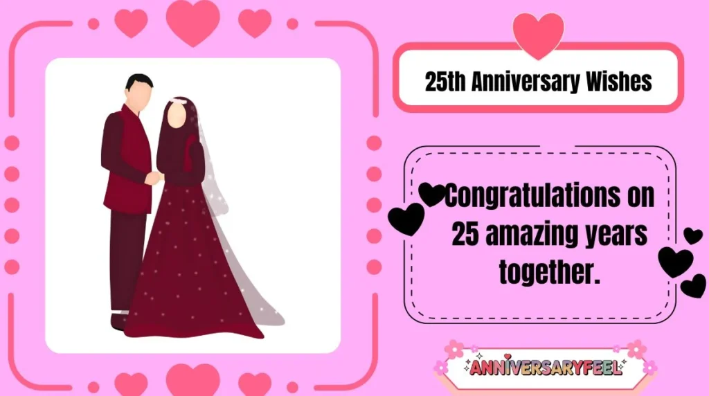 25th Anniversary Wishes