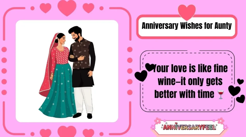 Anniversary Wishes for Aunty