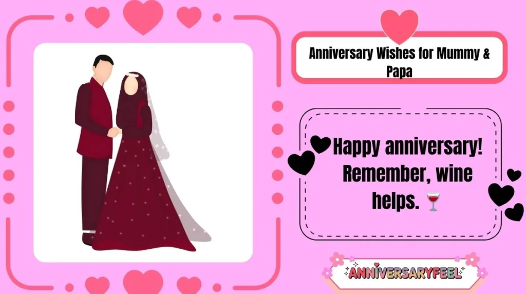 Anniversary Wishes for Mummy & Papa