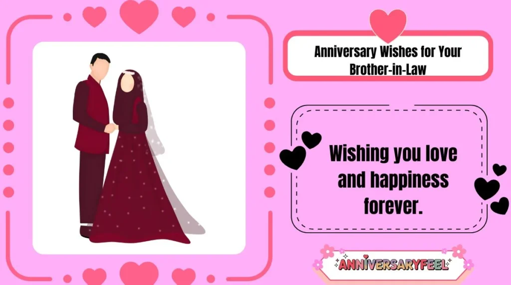 Anniversary Wishes for Your Brother-in-Law