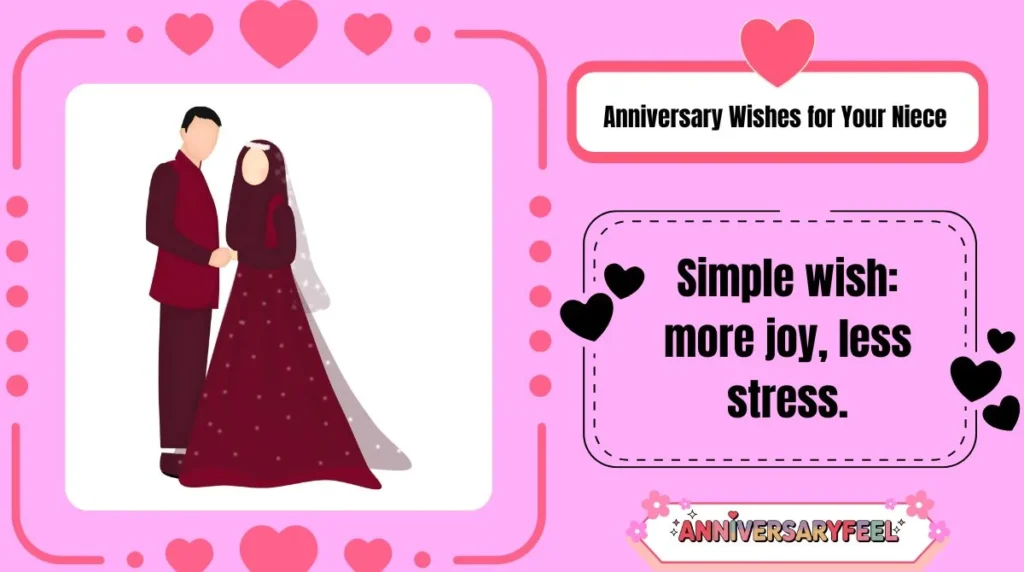 Anniversary Wishes for Your Niece