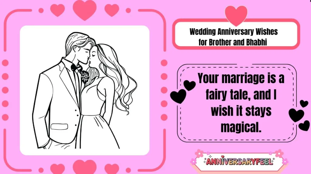 Wedding Anniversary Wishes for Brother and Bhabhi