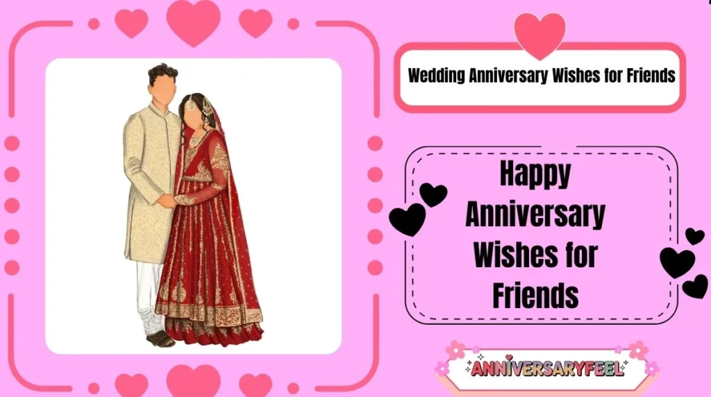 Wedding Anniversary Wishes for Friends