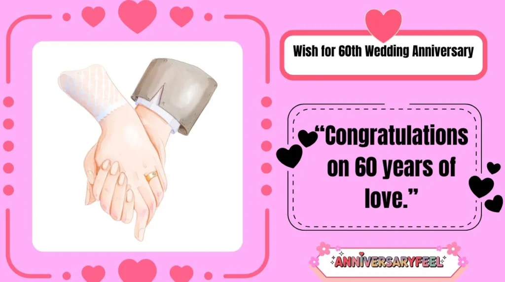 Wish for 60th Wedding Anniversary