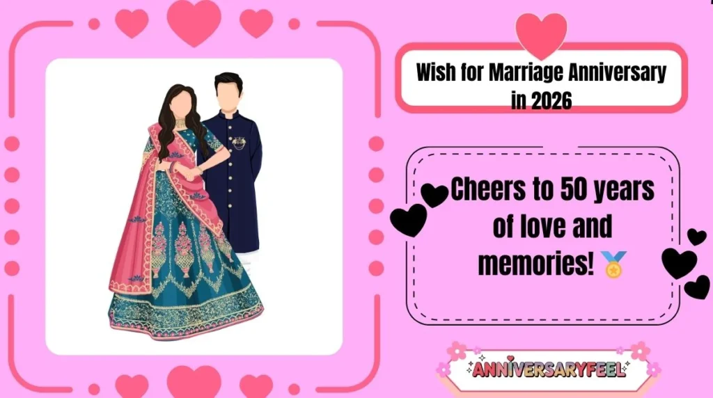 Wish for Marriage Anniversary in 2026