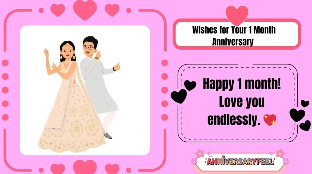 Wishes for Your 1 Month Anniversary